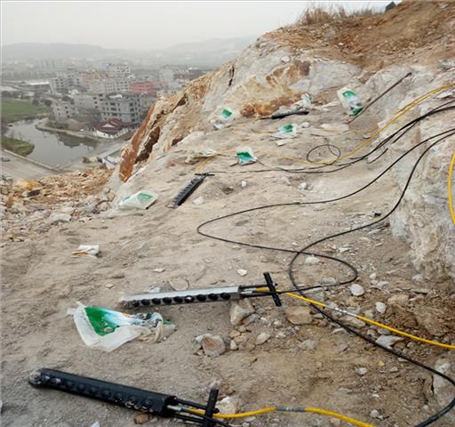 石材場開采不能放炮用裂石機成安縣