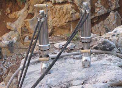 石材開采設備--巖石劈裂機 液壓機械及部件 產品